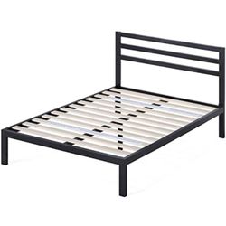 New King Size Platform Bed Frame With Headboard 
