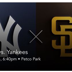 Padres vs Yankees Sat May 25th