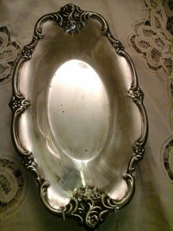 Beautiful relish silver tray