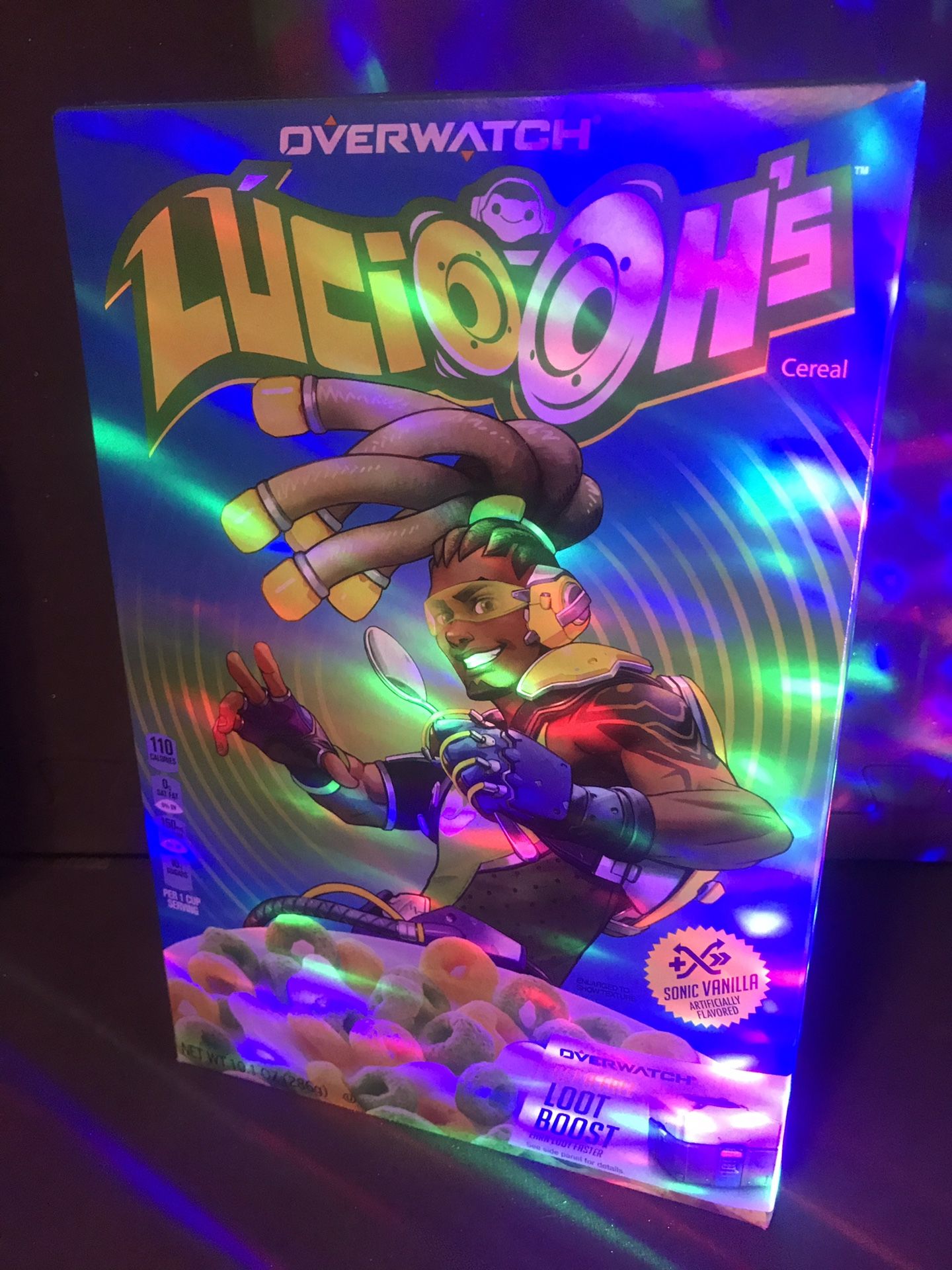 Overwatch Lucio-Ohs Cereal Blizzcon 2018