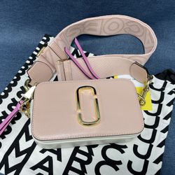 Marc Jacobs the SNAPSHOT Crossbody Bag Pink Rose
