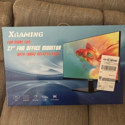 Krocisen 27" 1080P IPS LCD Computer Monitor – 100Hz FHD Gaming & Office Monitor – Brand New