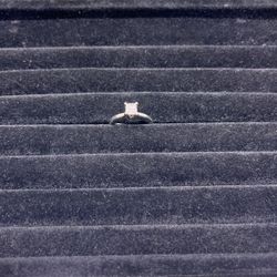 14kt White Gold Engagement Ring!