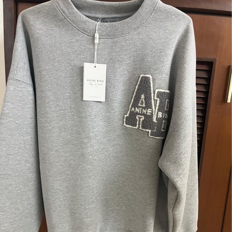 Anine Bing Women's Grey Sweatshirt, Size Small, NWT