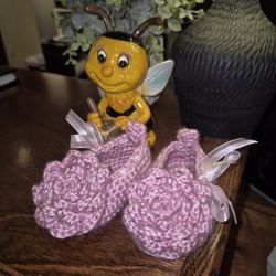 Zapticos Tejidos Para Bebita