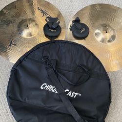 zildjian stadium medium heavy pairs 20in cymbals