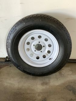Trailer tire wheel spare