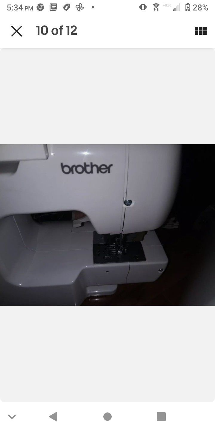 Brother sewing machine XR-46 with pedal power supply user manual carrying  case for Sale in Sparks, NV - OfferUp