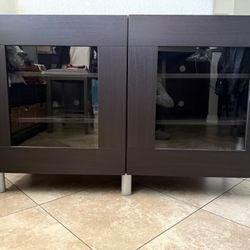 Ikea Besta Black-Brown 24 X 48
