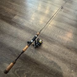 American Spirit 7’6” Ultra Light Fishing Combo Shimano Sahara 1000 Like New. 