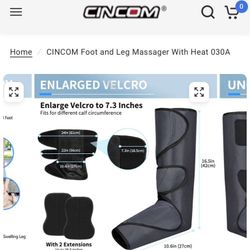CINCOM Foot and Leg Massager With Heat 030A