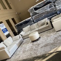 Fabric Sofas 3 Pieces 