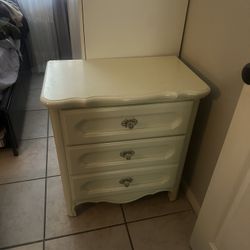 Cream Colored Night Stand