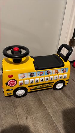 CoComelon School Bus Ride-On Toy