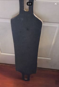 Rare true collectible longboard skateboard Santa Cruz summoned design, good shape.