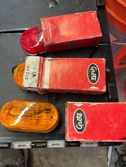 Vintage Grote Trailer lights