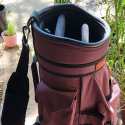 Golfmate- Maroon Colored Golf Bag.