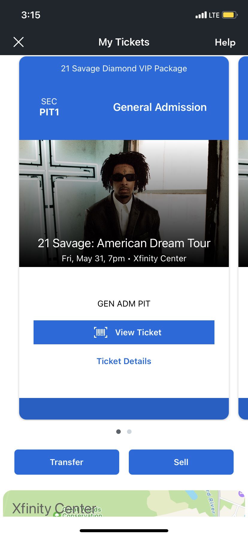 2 21 Savage VIP Package Tickets 