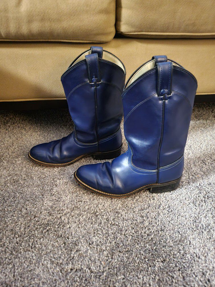 Laredo Women's Dark Blue Cowboy Boots Size 8M