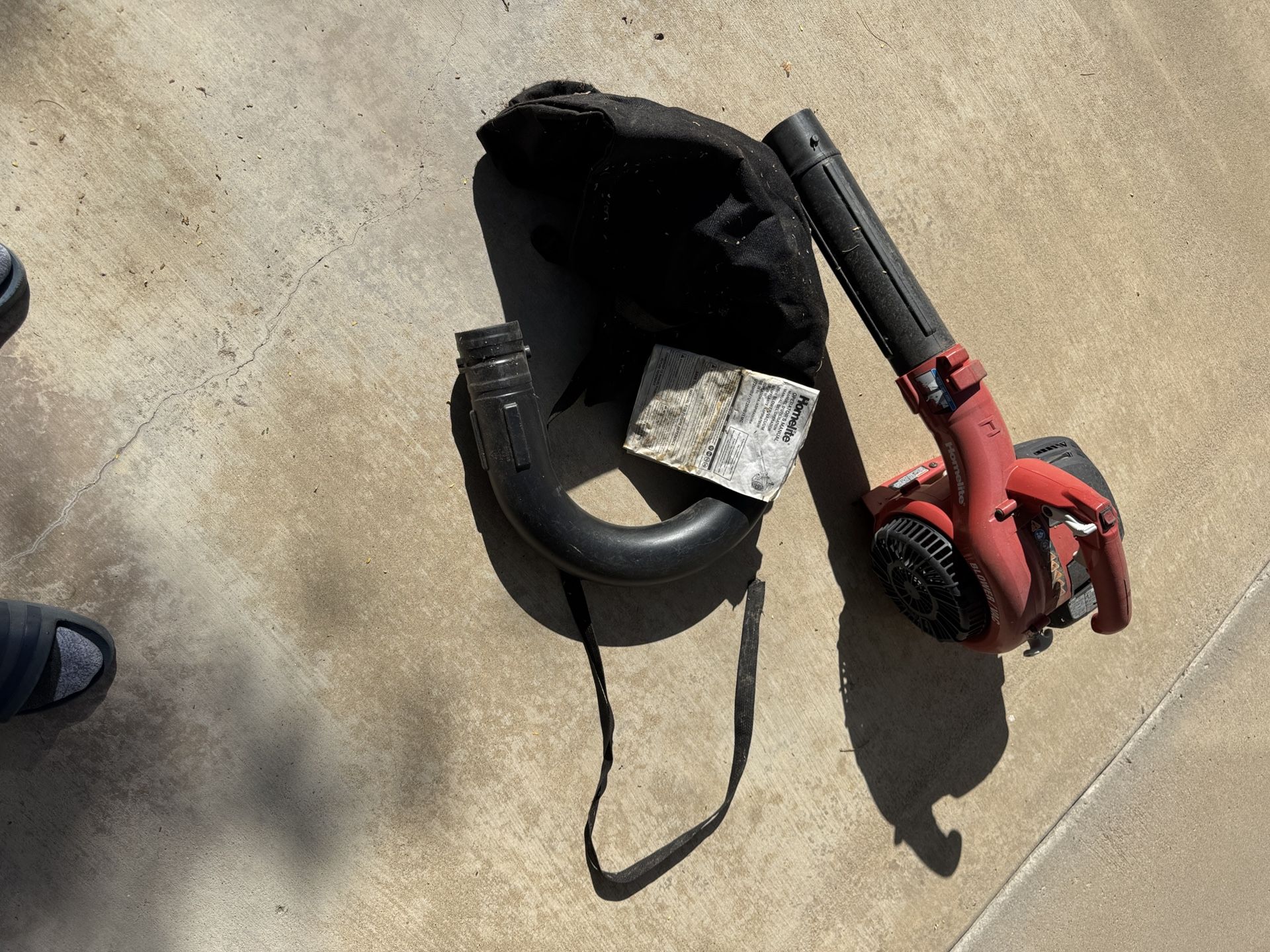 Homelight Gas Leaf Blower/Vacuum