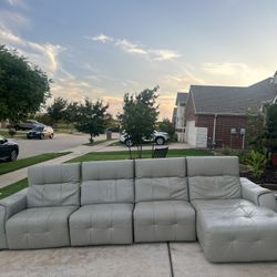 Gorgeous Leather Sectional Couch