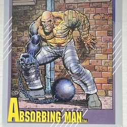 Absorbing Man Supervillians Trading Card 1991