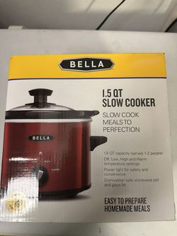Bella 1.5 Quart Slow Cooker