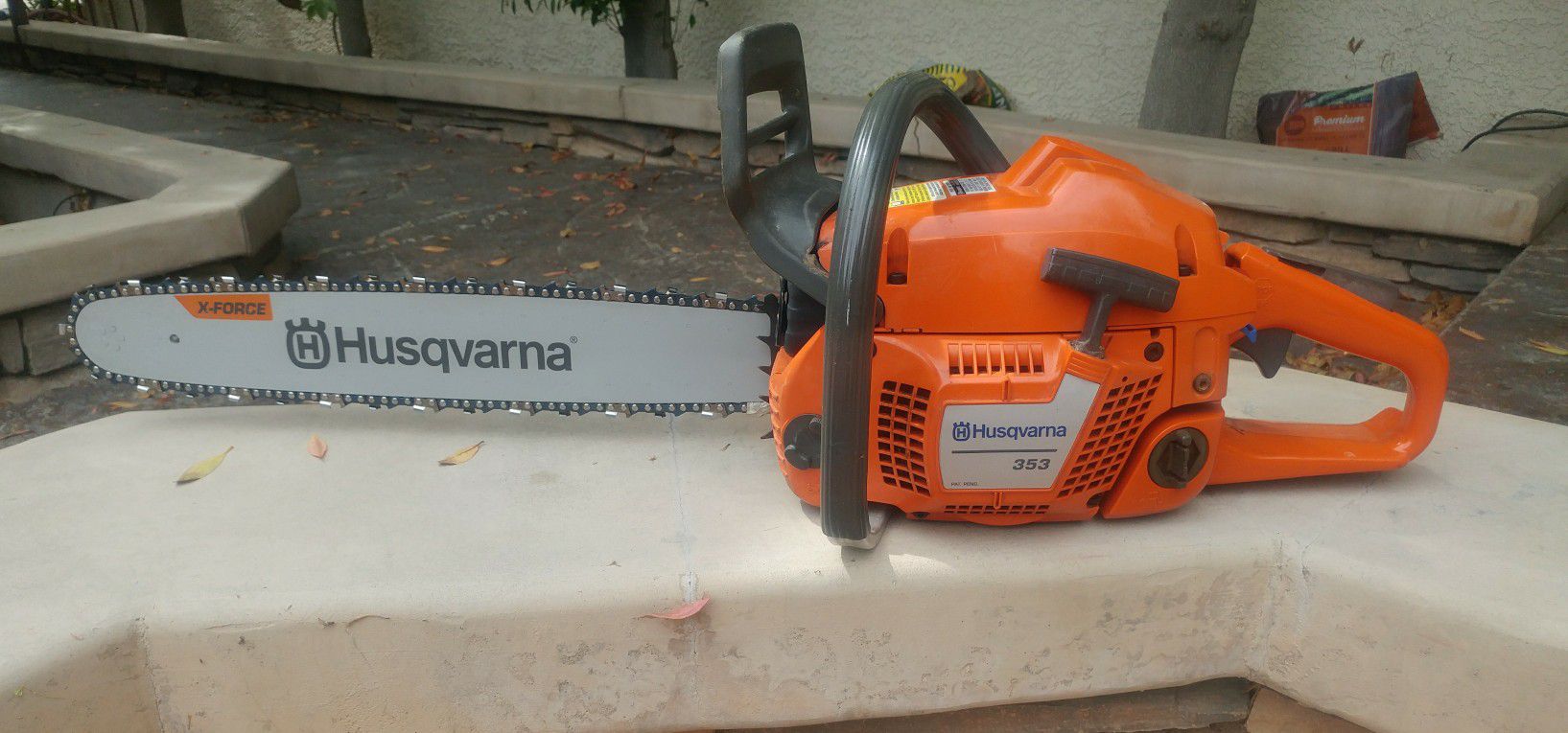 Husqvarna 353 Chainsaw. IF THE AD IS UP ITS AVAILABLE PLEASE DON'T ASK "IS THIS SILL AVAILABLE"