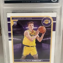 2024 Panini Nba Hoops - Lakers Rookie Dalton Knecht #247 Slated Mint Graded 9