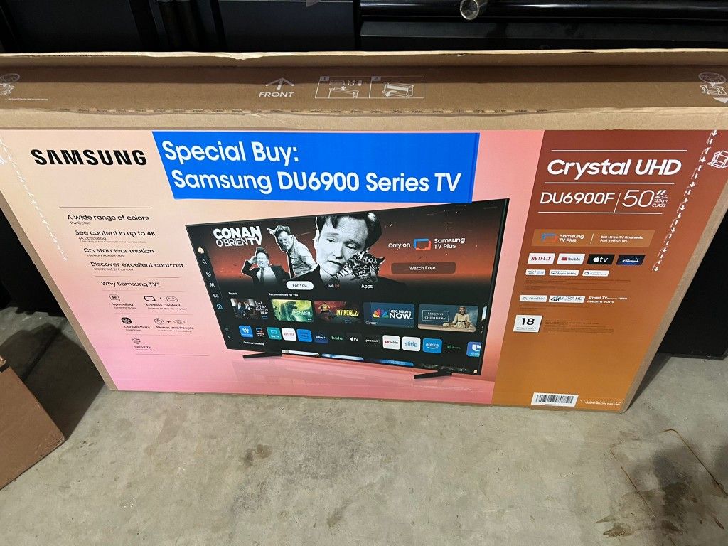 Samsung 50-in Du6900f Crystal UHD Tv