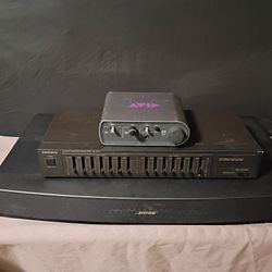 Audio Gear Bundle – Technics Graphic EQ + Avid Mbox Mini + Bose
