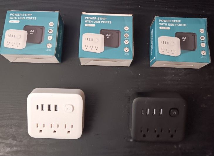 POWER WALL STRIP W/USB PORTS (EACH)