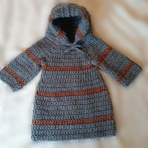 Handmade Baby Girl Hooded Dress