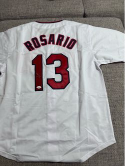 Amed Rosario Signed Autograph Custom Jersey-JSA Coa Sticker Only-Washington Nats