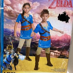 Disguise The Legend Of Zelda Unisex Kids Link Halloween Costume Large New