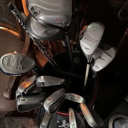 Random Golf Clubs And Golf Bag For Sale