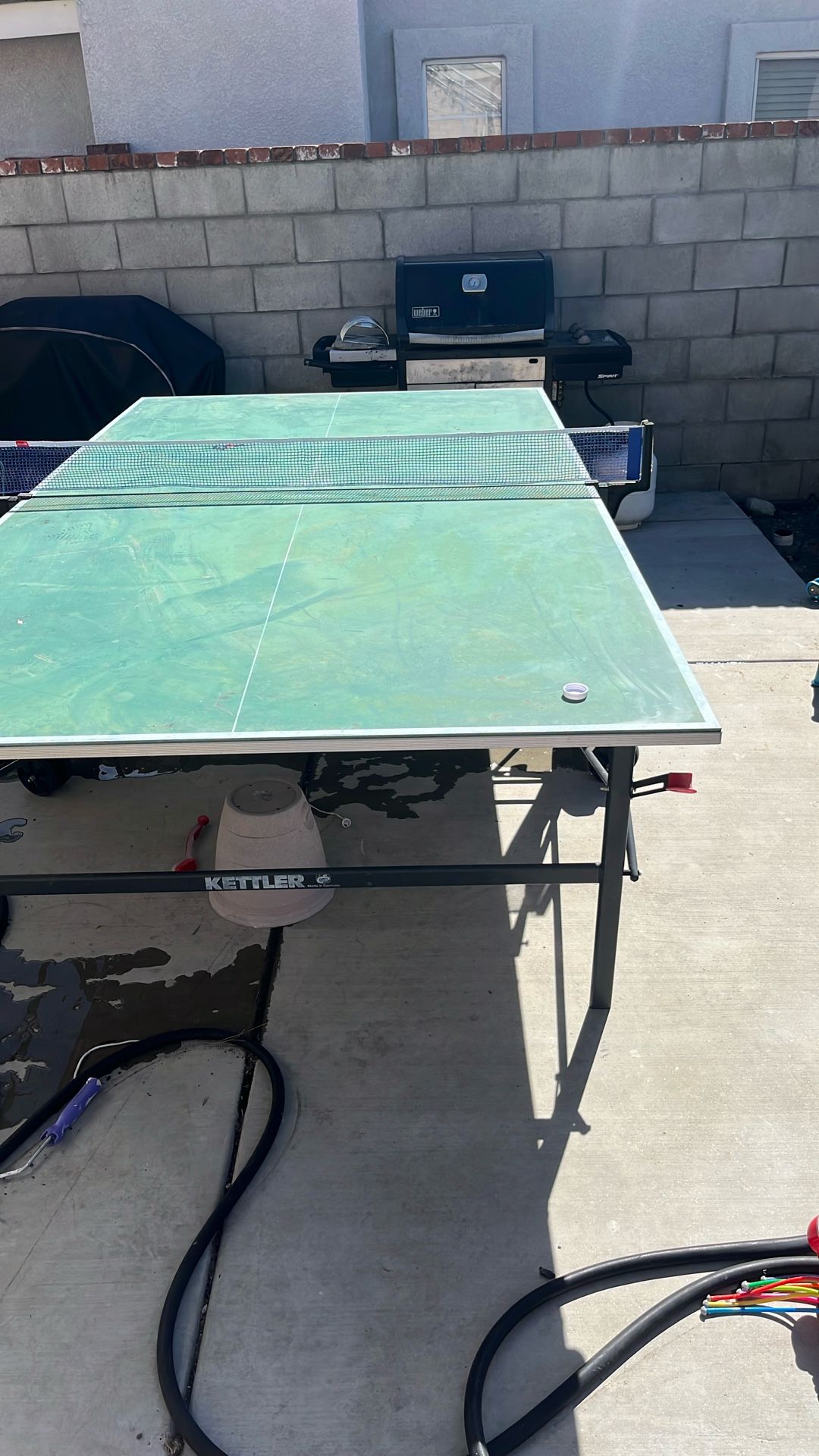 Kettler All Weather Outdoor Ping Pong Table Tennis