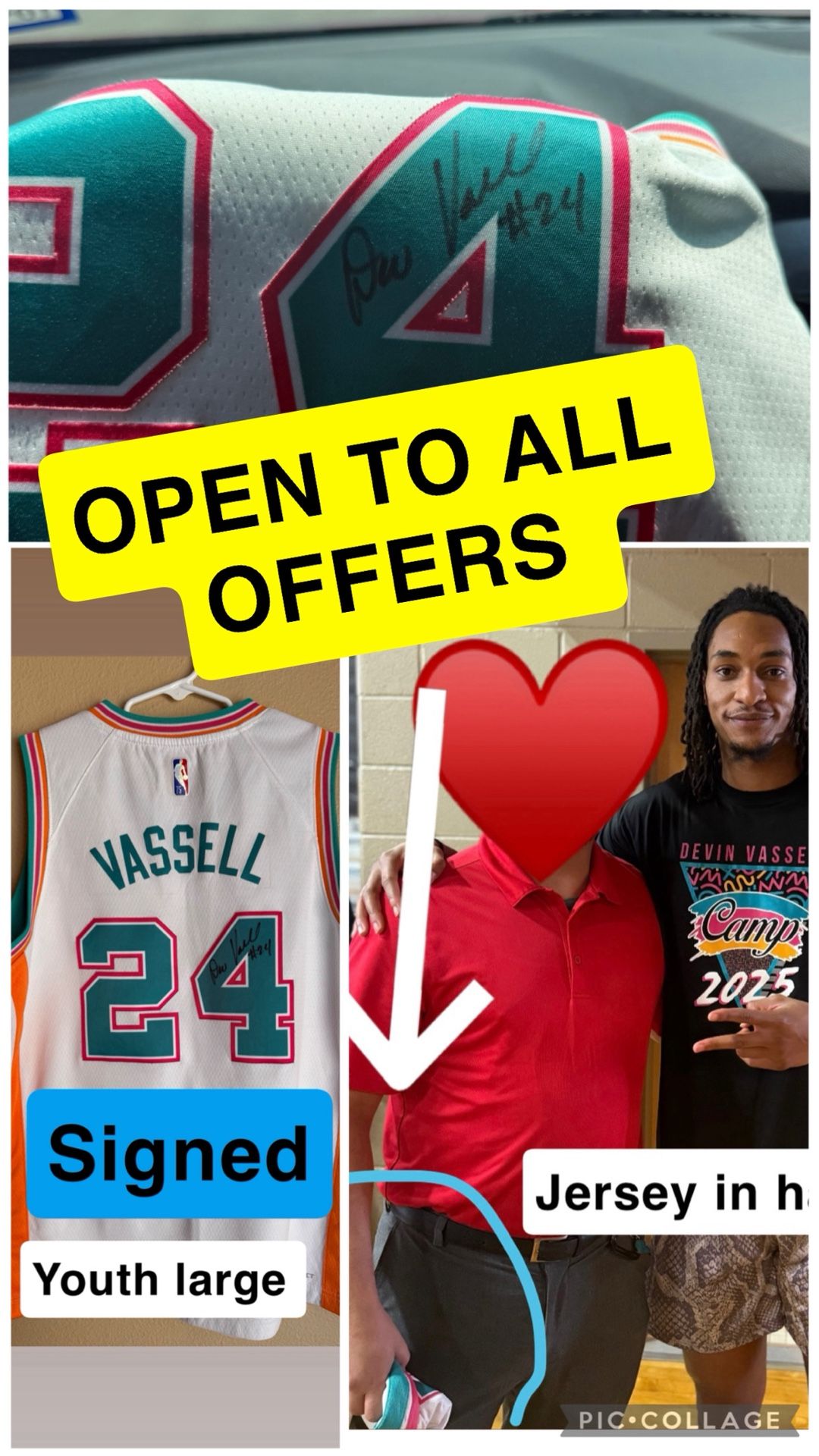 Devin Vassell Autographed Jersey for Sale in San Antonio, TX - OfferUp