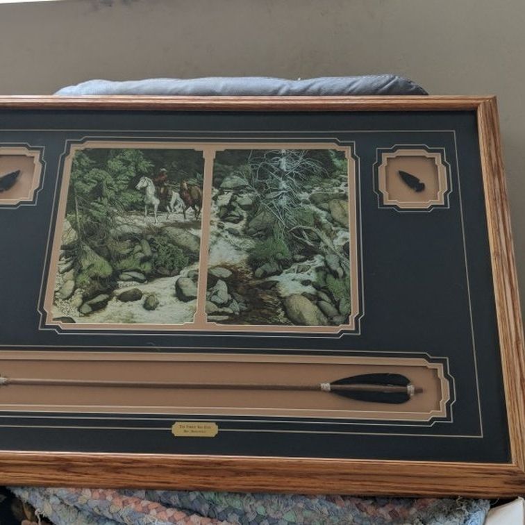 Bev Doolittle The Forest Has Eyes Oak Framed With Arrow And Arrowheads