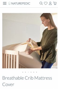 2 Naturepedic Crib Mattress Covers