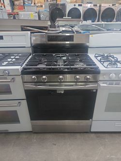Samsung 30 " gas ramge  air fryer Stainless Steel New