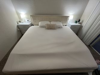 King Bed Frame and Mattress