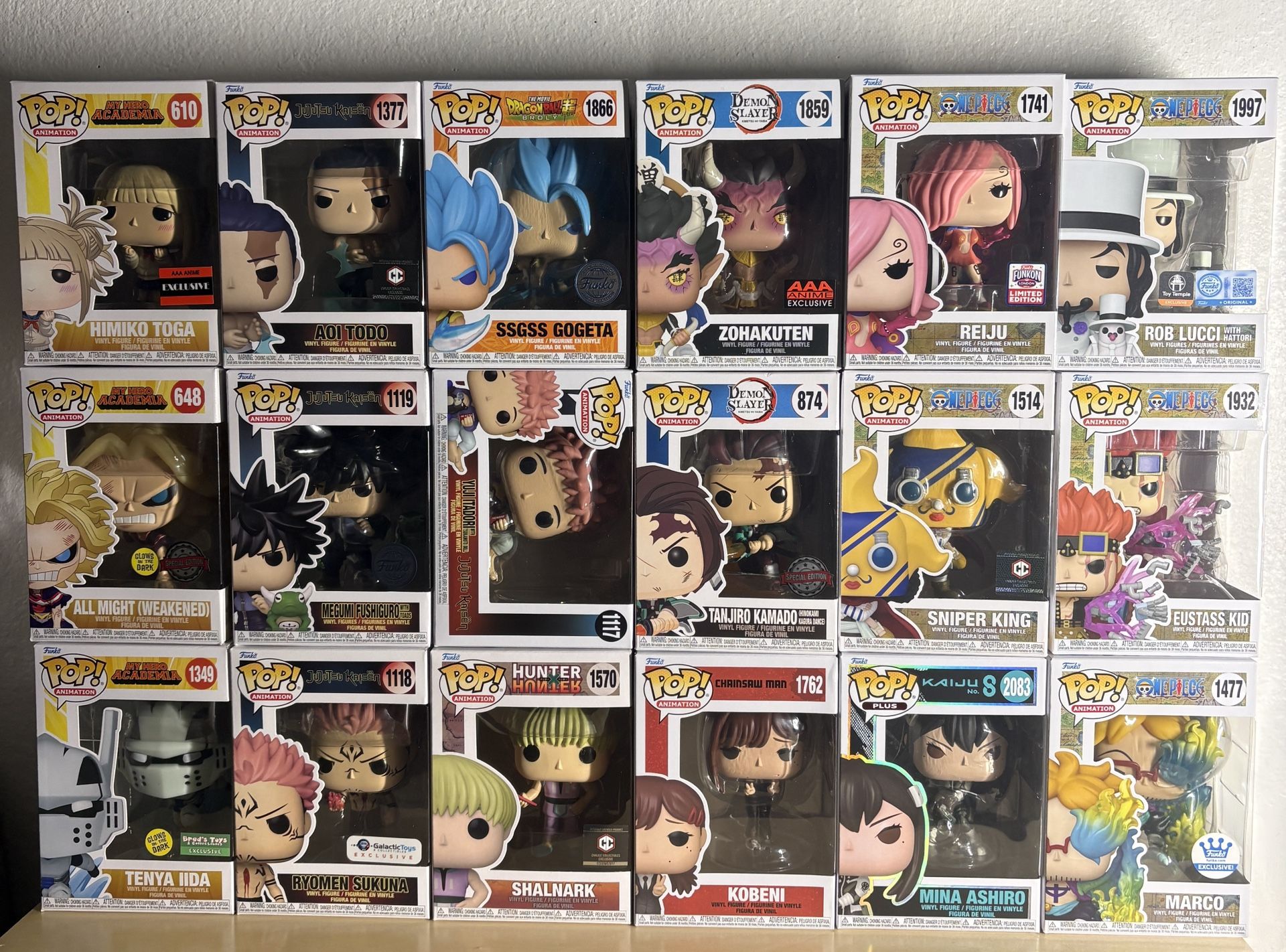 Funko Pops Lot #3