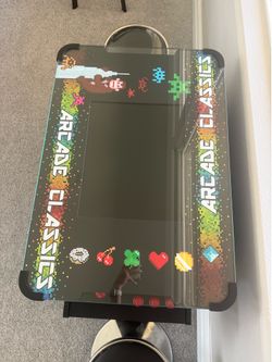 FULL-SIZED COCKTAIL TABLE ARCADE GAME FEAT. 412 CLASSIC AND GOLDEN AGE GAMES!