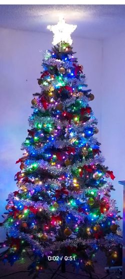 Free Christmas tree and trimmings