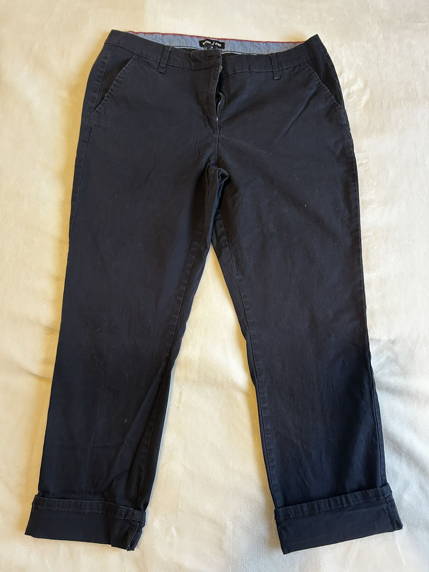 Women’s Size 12 Nautica Navy Blue Pants