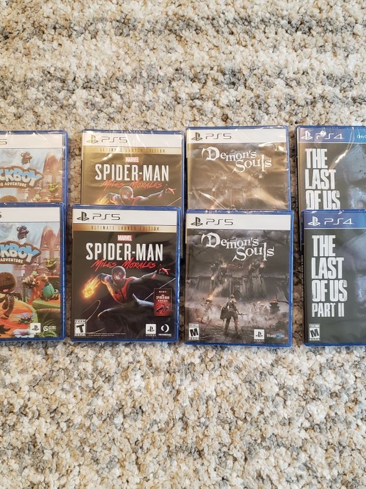 PS5 Games BRAND NEW And SEALED PLAYSTATION 5 DISC