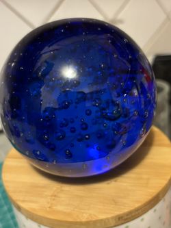 Blue Glass Ball 