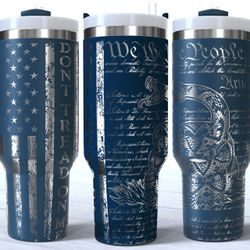 40oz Don’t Tread On Me Full Wrap Tumbler