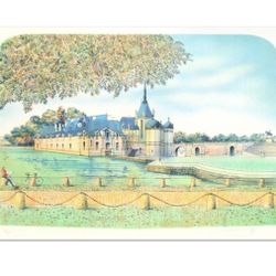 Rolf Rafflewski “Chateau IV” Lithograph 29x21 Signed PA Artist’s Proof